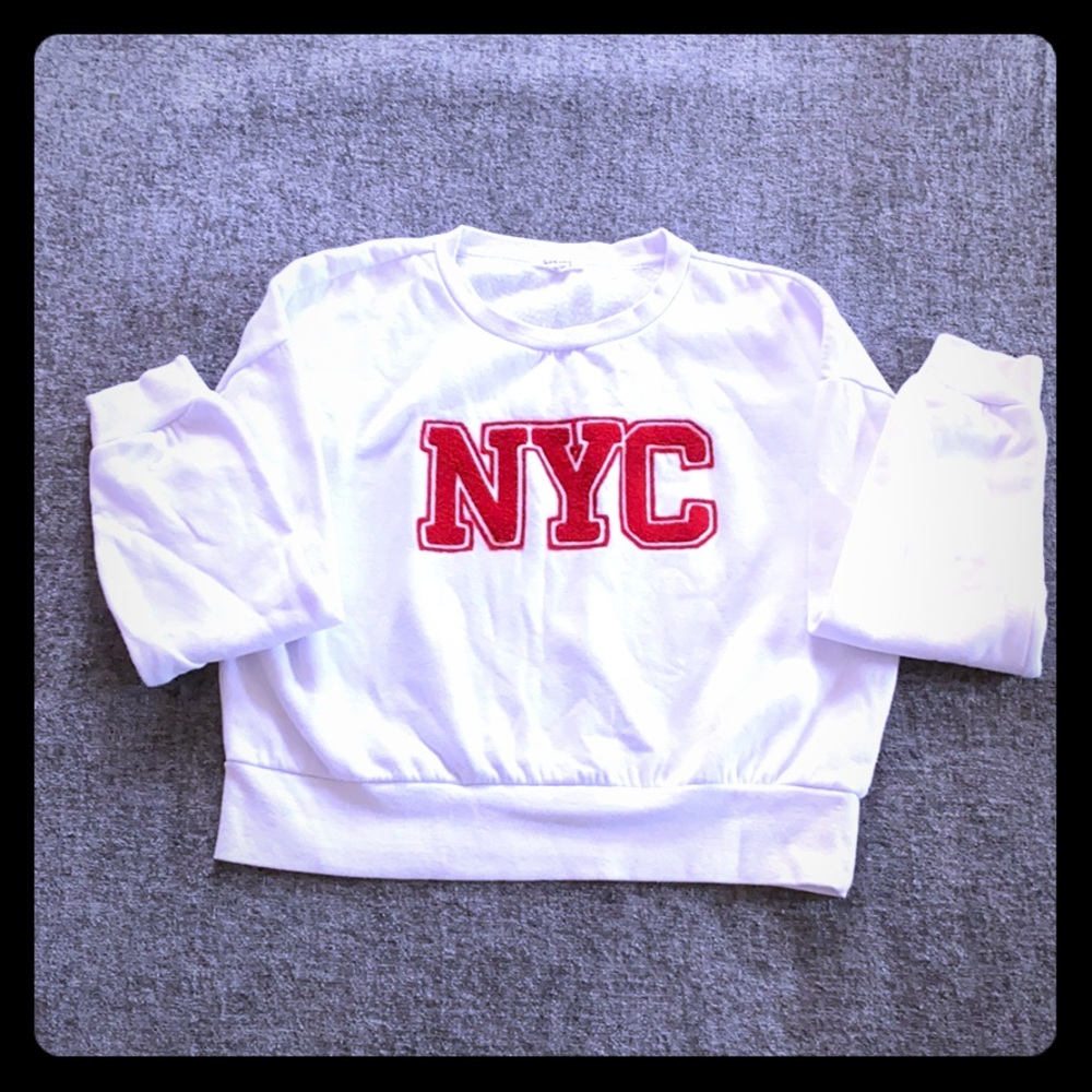 NYC Sweater crop